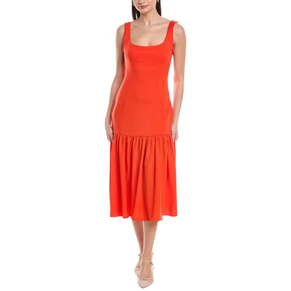 To My Lovers Womens  Midi Dress, Red